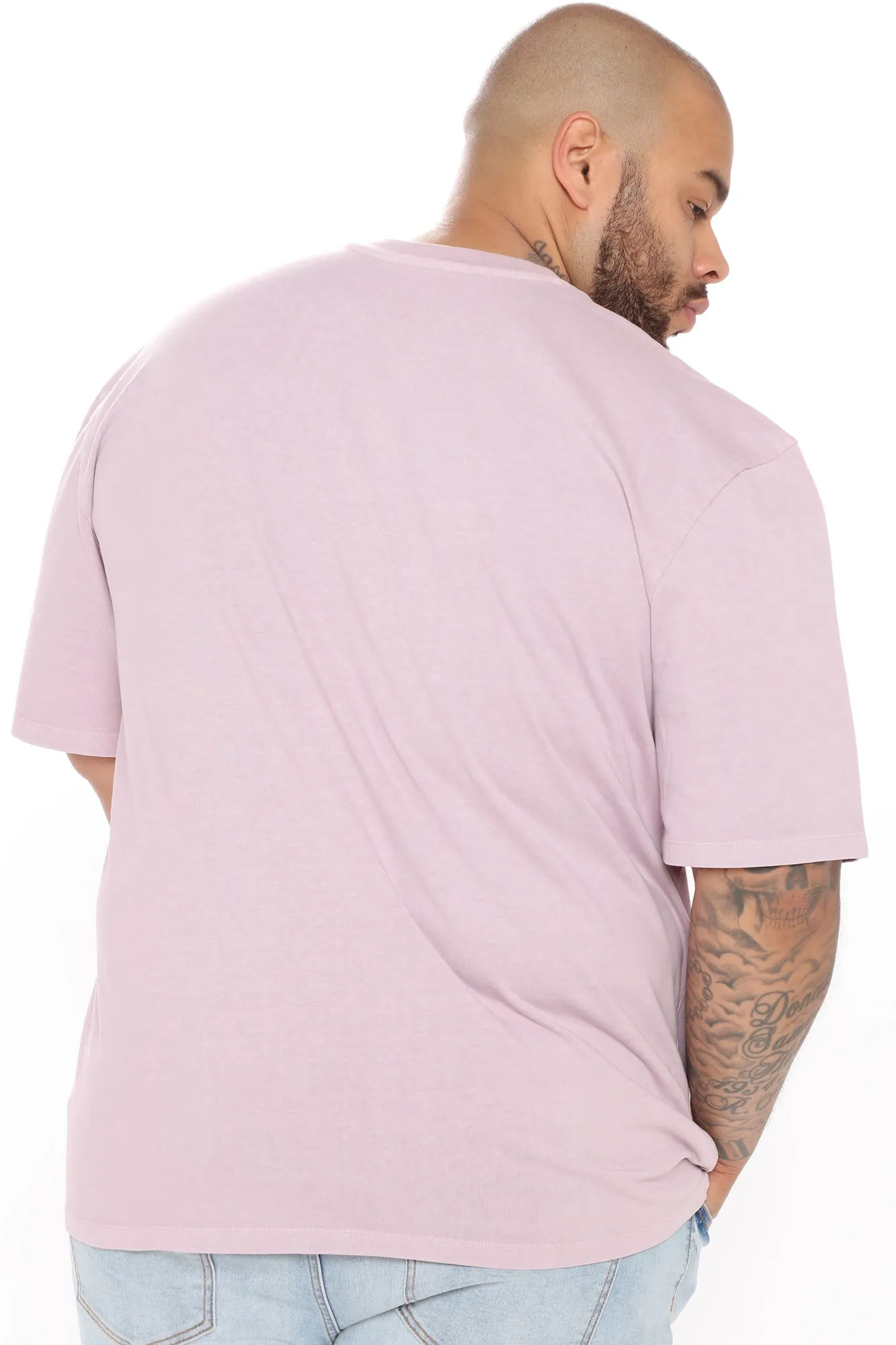 Adam Short Sleeve Pocket Tee - Purple
