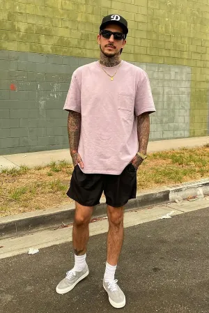 Adam Short Sleeve Pocket Tee - Purple