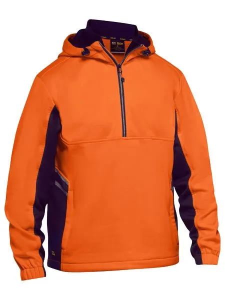 BK6571 Bisley Hi Vis Liquid Repellent Fleece Hoodie