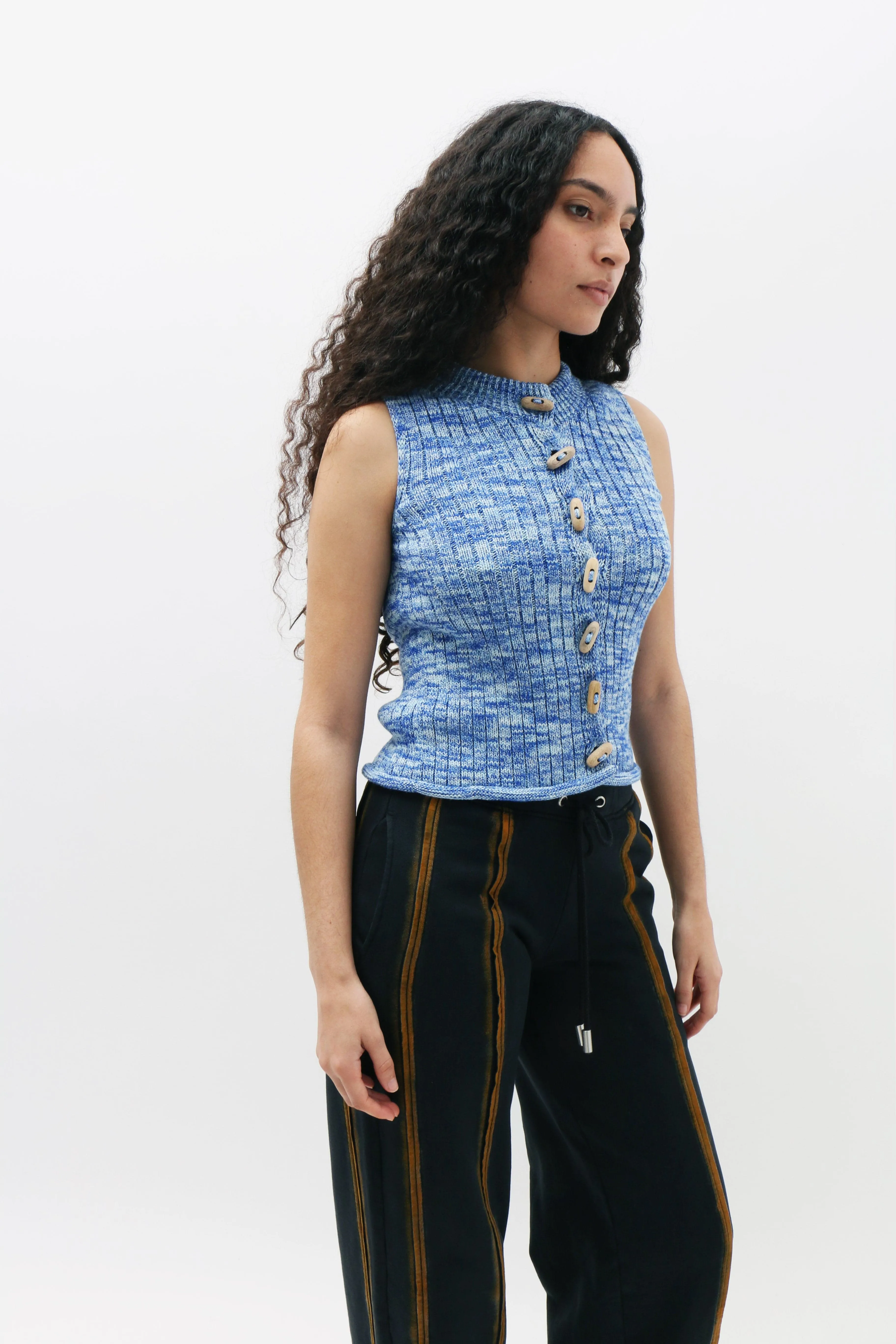 Blue Drip Top