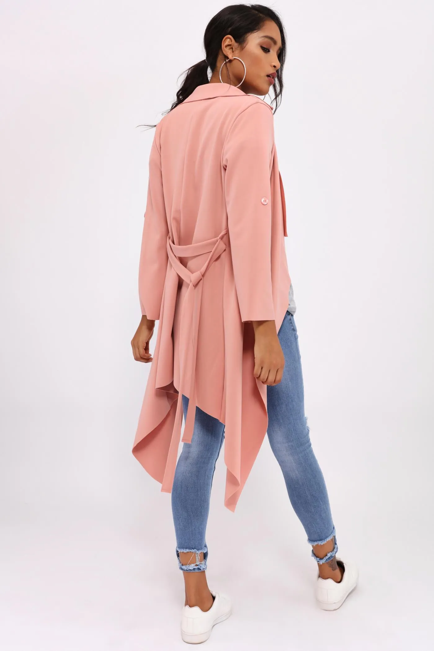Blush Waterfall Coat
