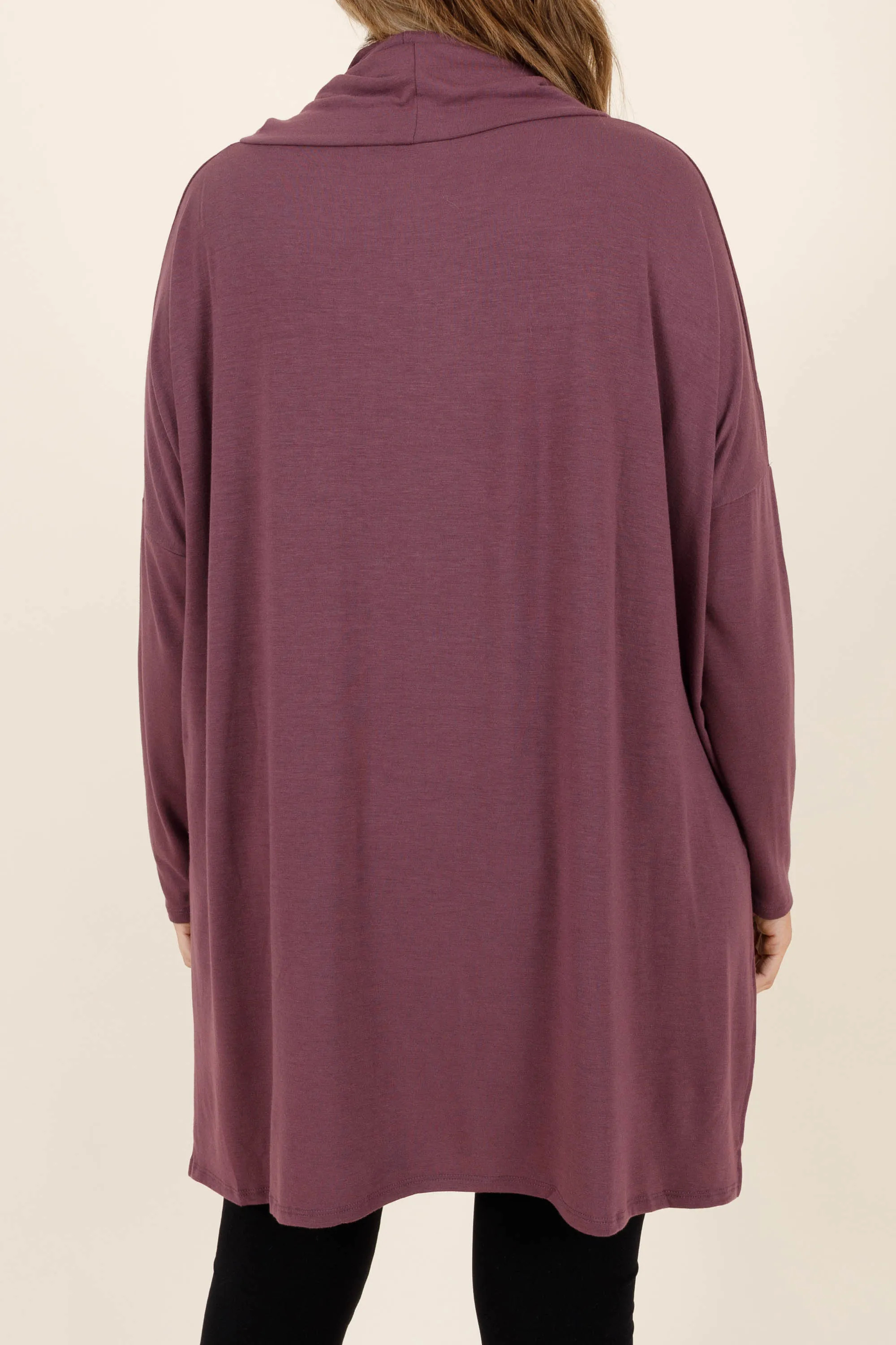 Closer To Your Heart Top, Eggplant