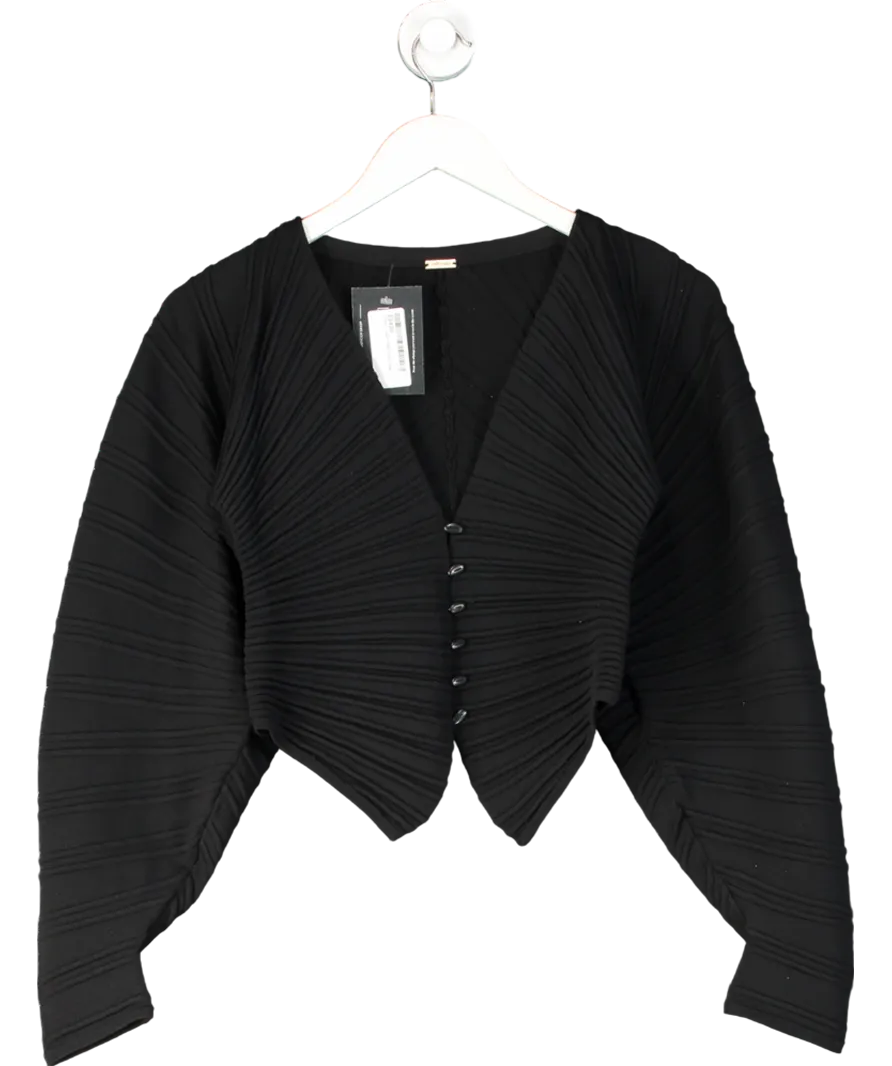 Cult Gaia Black Blair Cardigan UK S