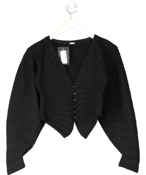 Cult Gaia Black Blair Cardigan UK S