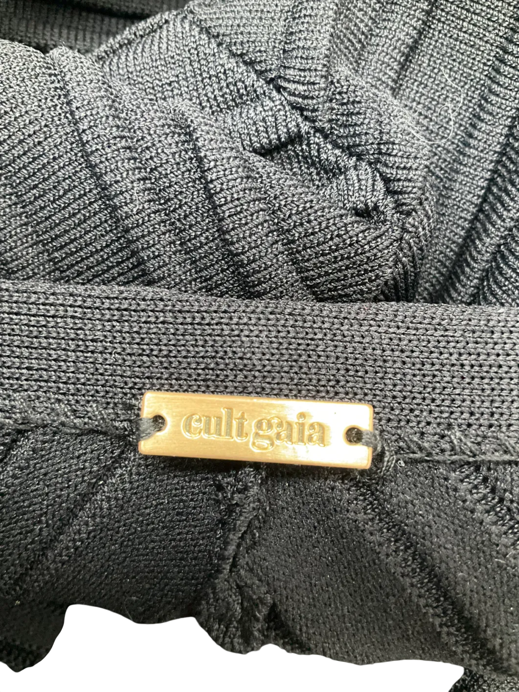 Cult Gaia Black Blair Cardigan UK S