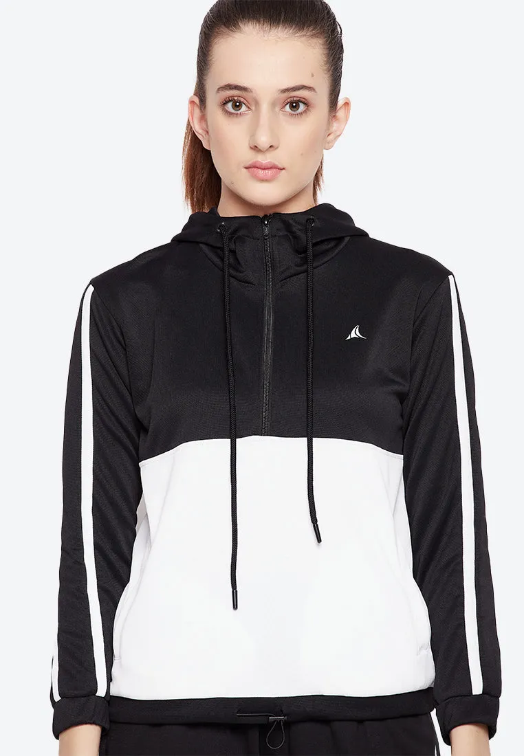 Half Zip Up Hoodie