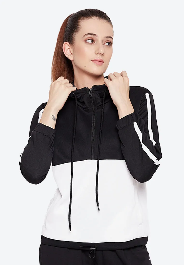 Half Zip Up Hoodie