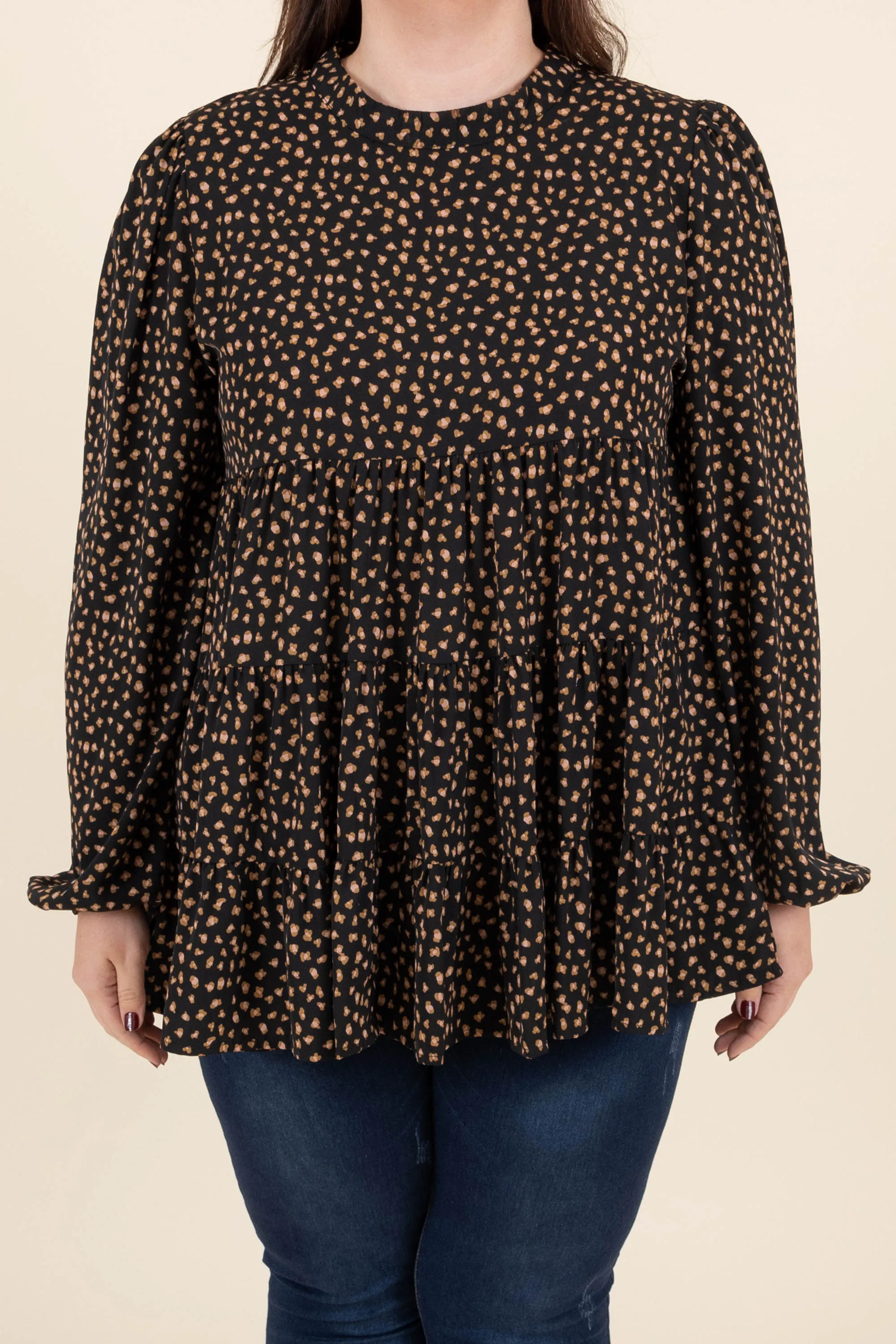 Here For The Party Top, Black