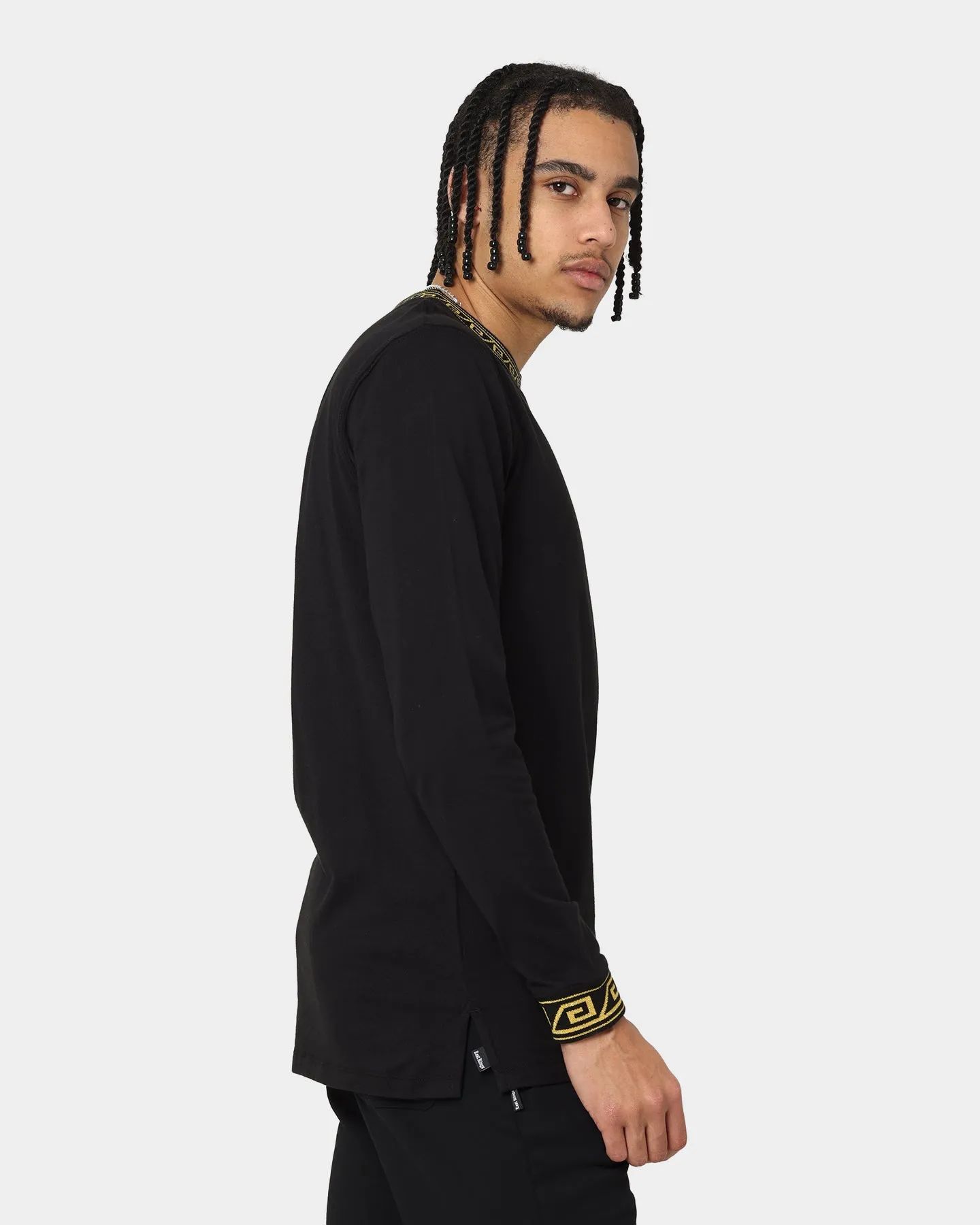 Last Kings Territorial Rib Long Sleeve T-Shirt Black