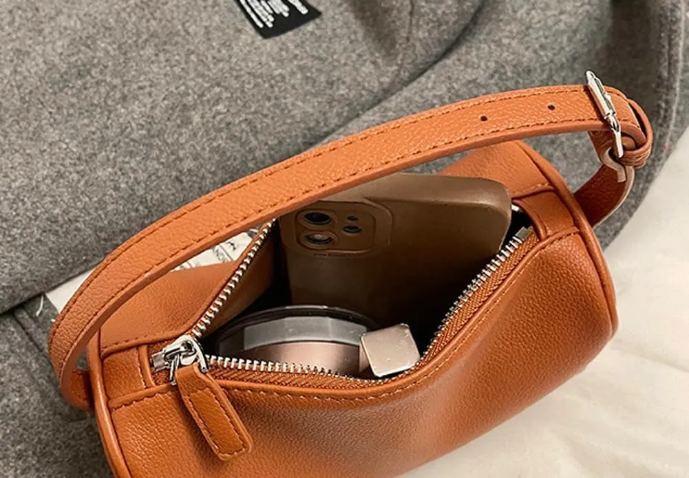 Leather Crossbody Purses for Women Hobo Crossbody Shoulder Bag with Adjustable Strap Slouchy Tote Handbag 2025