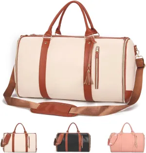 Luux Travel Bag, Luux Duffle Travel Bags, Luux Bag, Travel Duffel Bags for Women (white)
