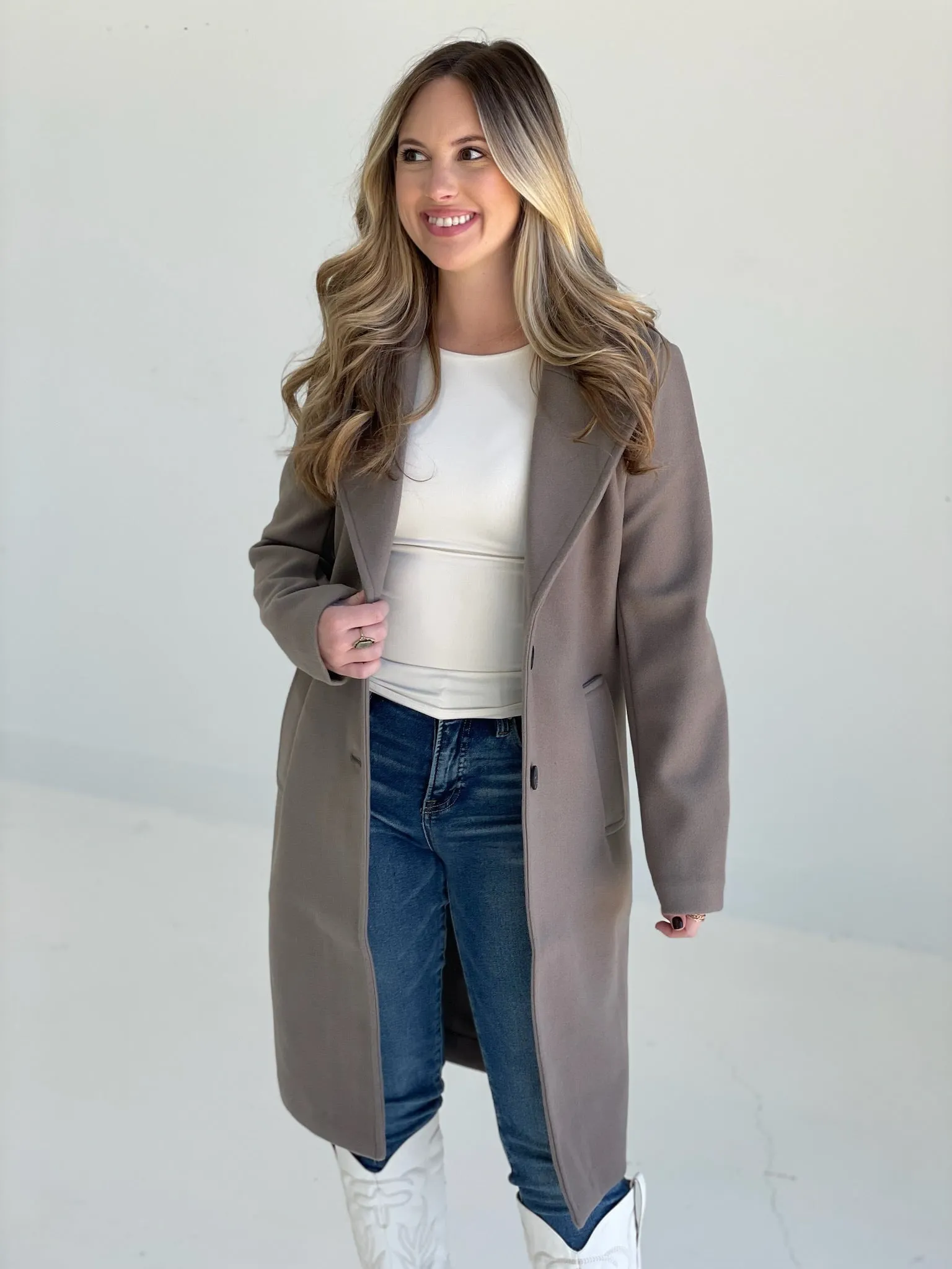 Manhattan Coat - Greystone