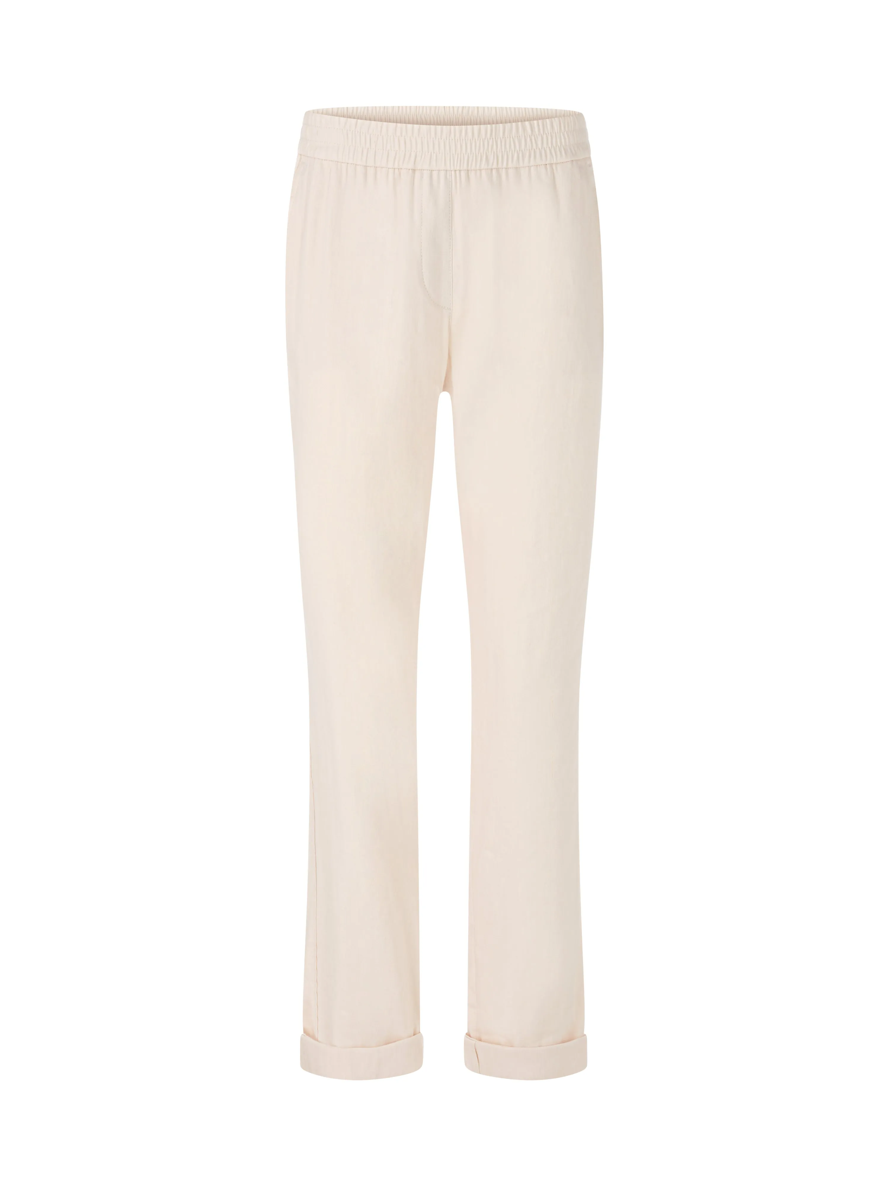 MARC CAIN Cream Straight Leg Trousers