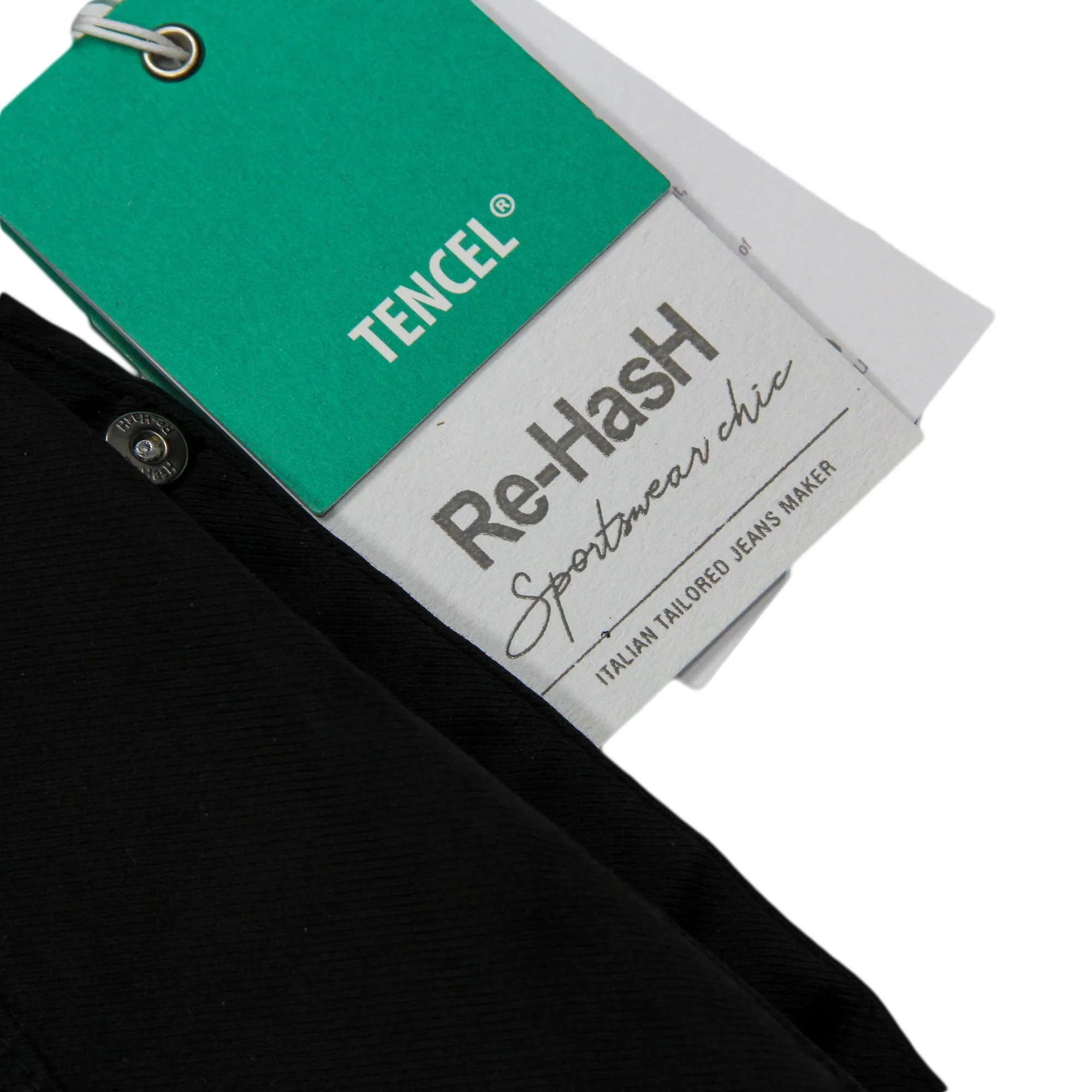 Noire Stretch Cotton Slim Fit Pants - Re-Hash