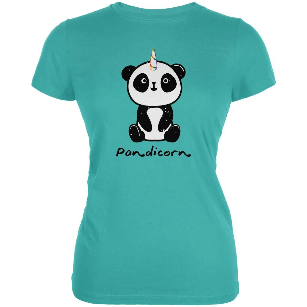Pandicorn Panda Unicorn Juniors Soft T Shirt