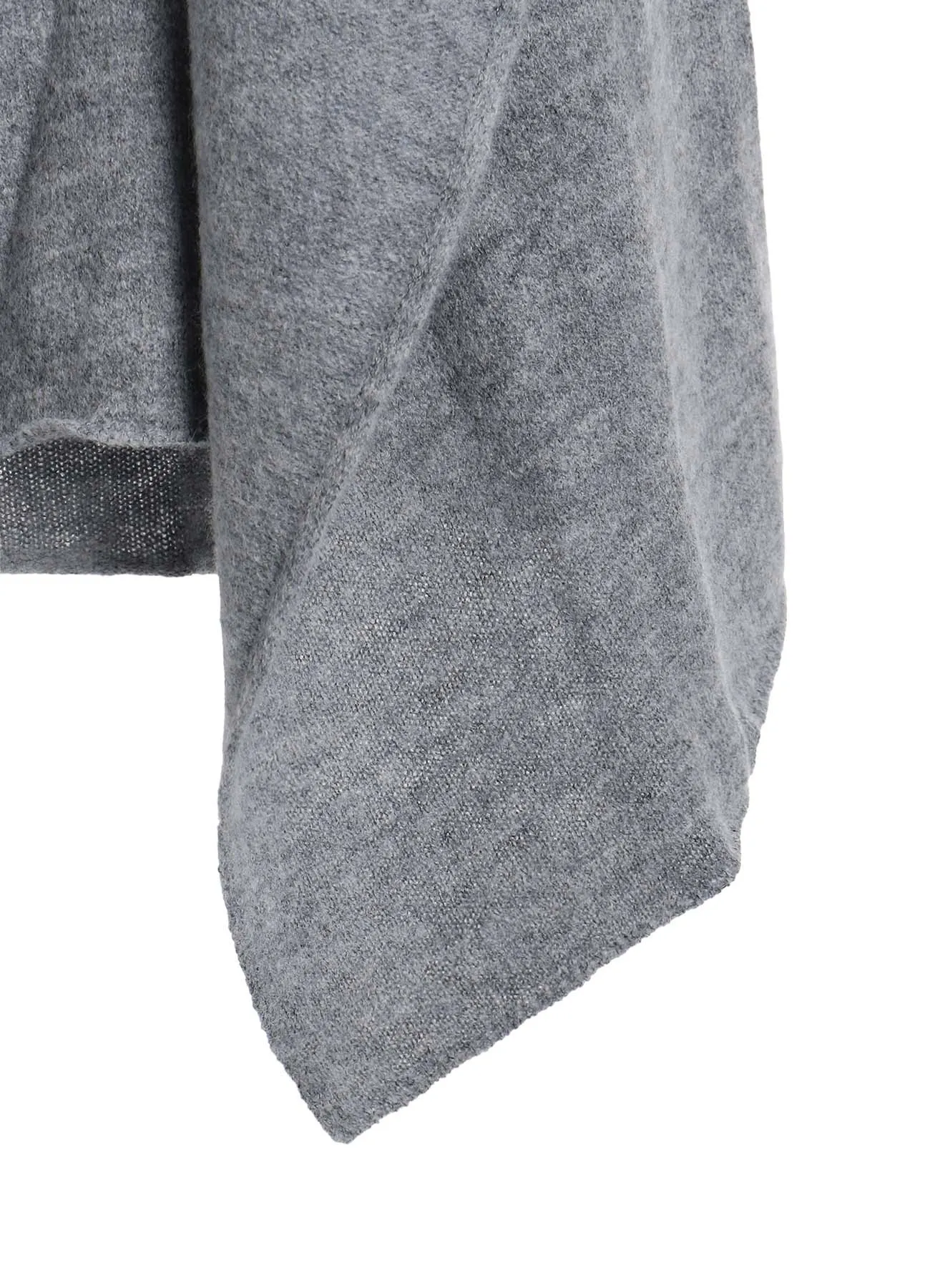 PLAIN WEAVE DRAPED SHORT SLV CARDIGAN