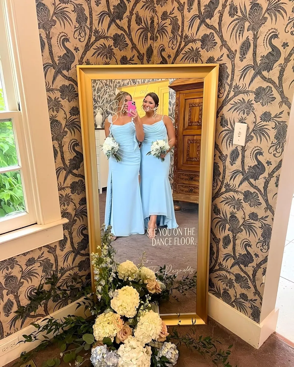 Ruffle Chiffon Bridesmaid Dresses with Slit Long Mermaid Pleated Formal Dresses Evening Gowns for Women