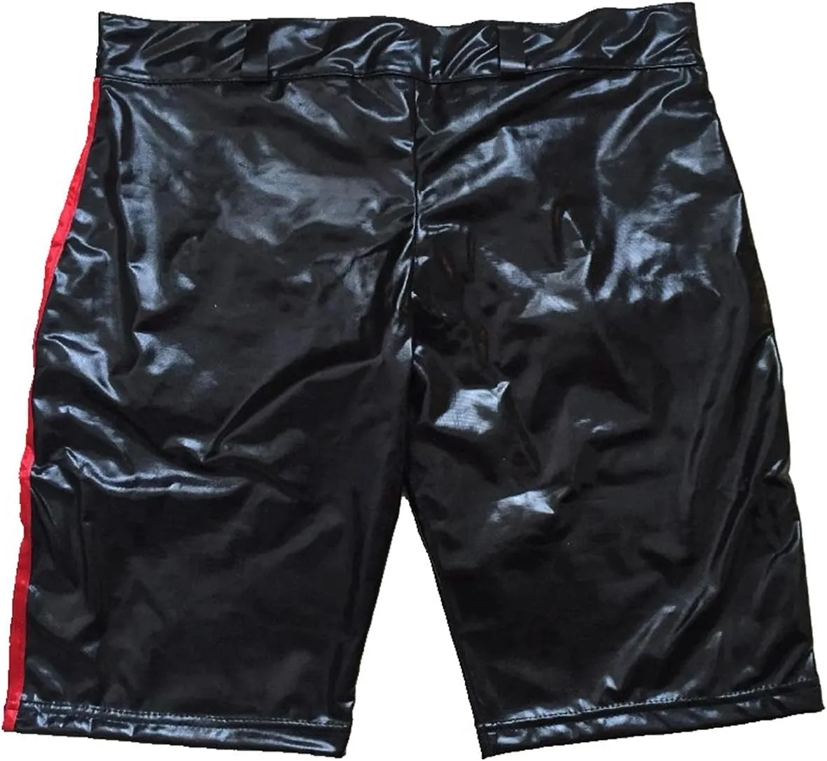 Sexy Wetlook Men Briefs Faux Leather Briefs Nightclub Shorts Stage Costume