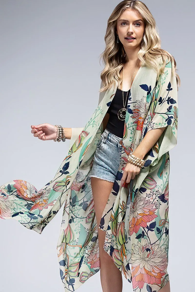 Spring Field Kimono