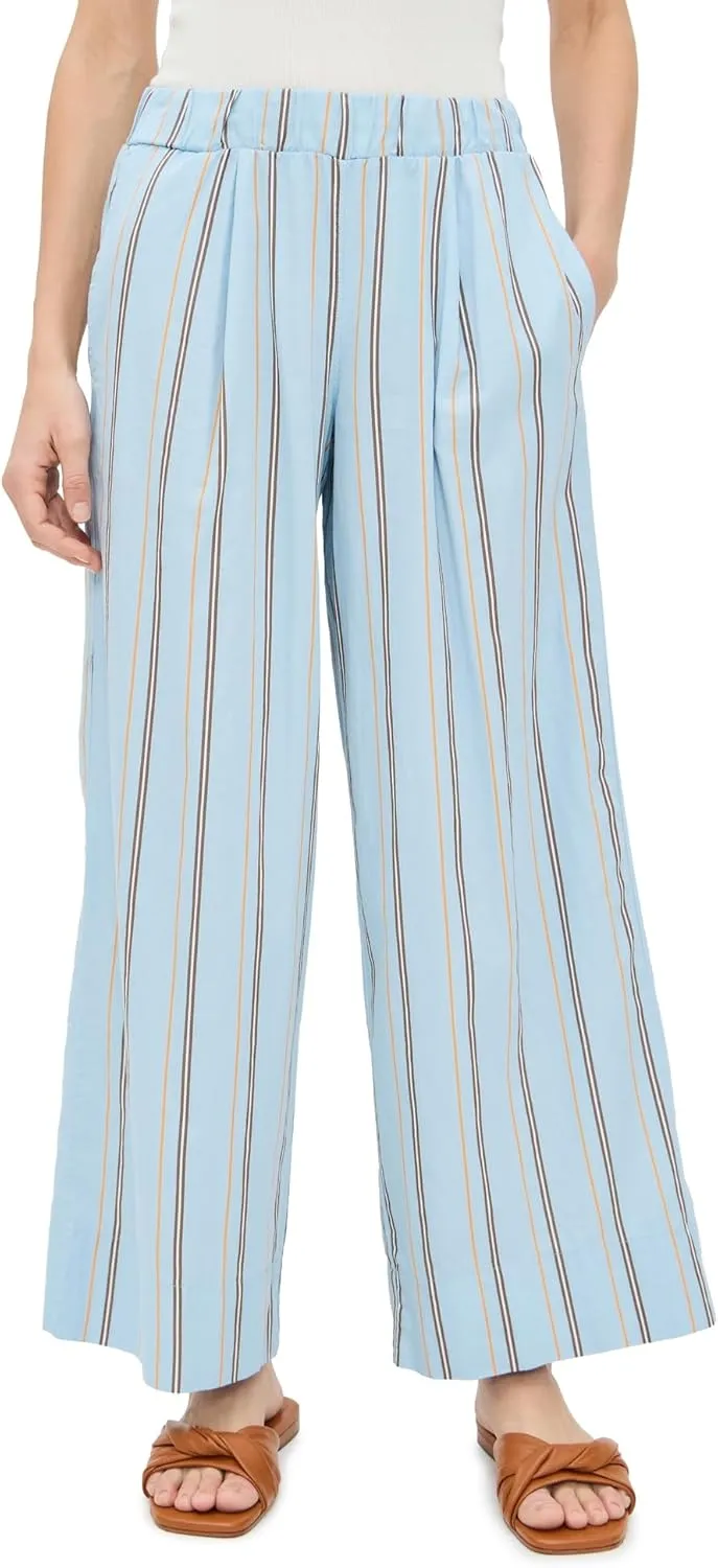Stateside Women's Column Stripe Poplin Pants
