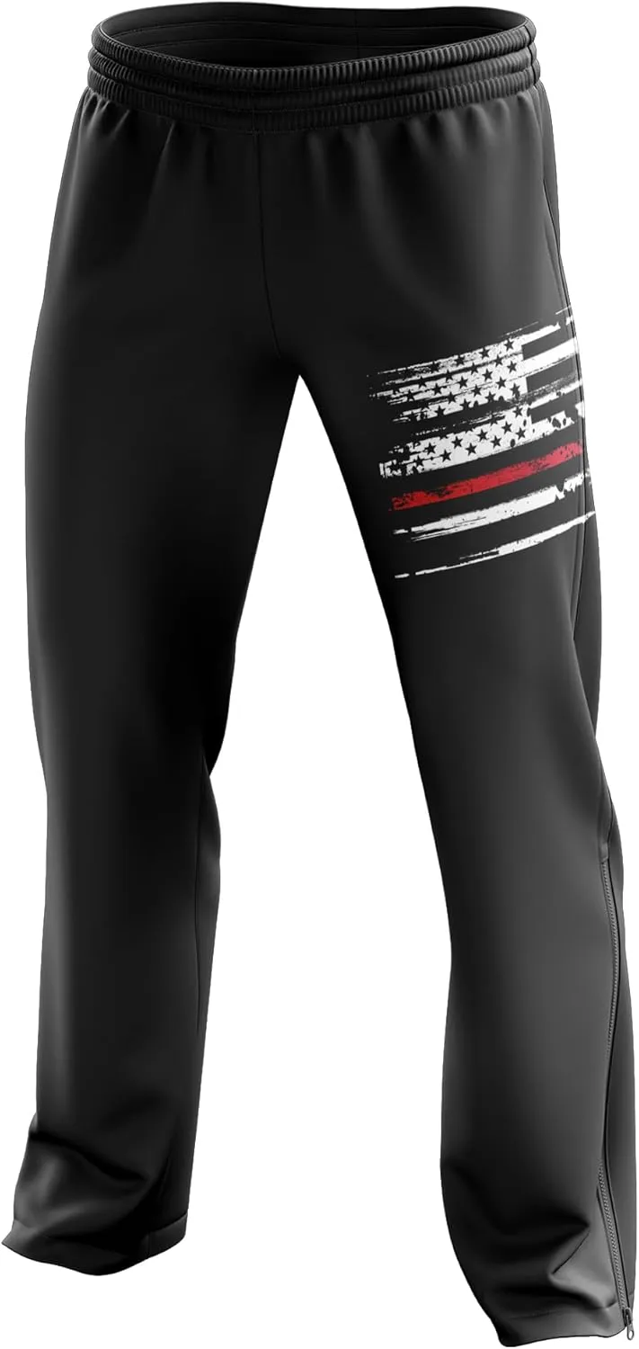 Tactical Pro Supply American Flag Sweatpants - Bottom Sweat Pants Joggers for Men and Women Fitness Workout Athletic Pants