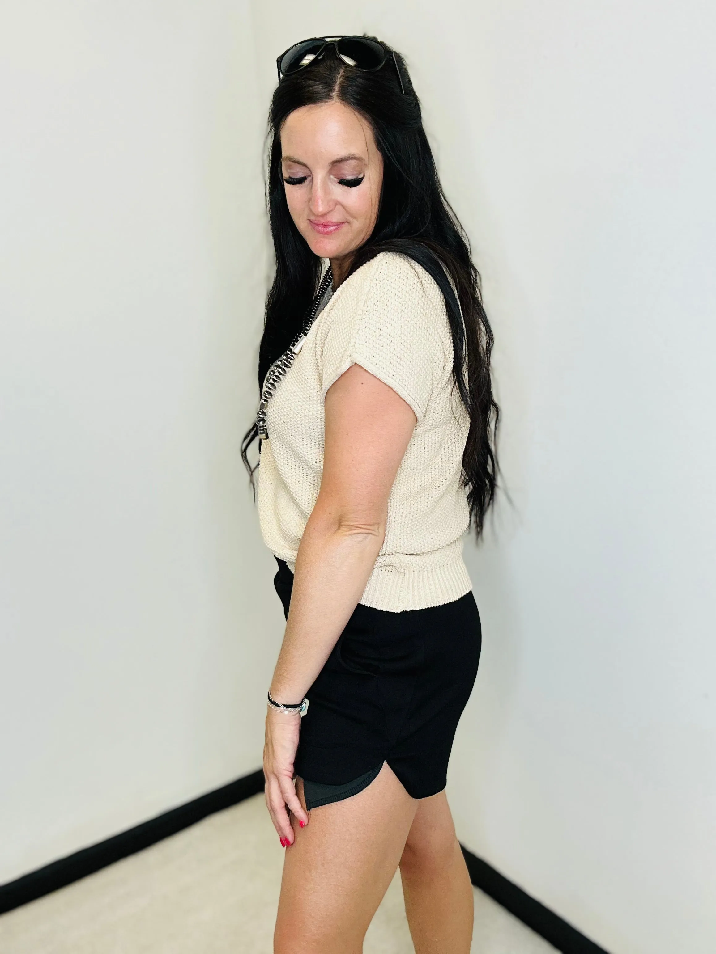 Tori Lightweight Spring Sweater Tan