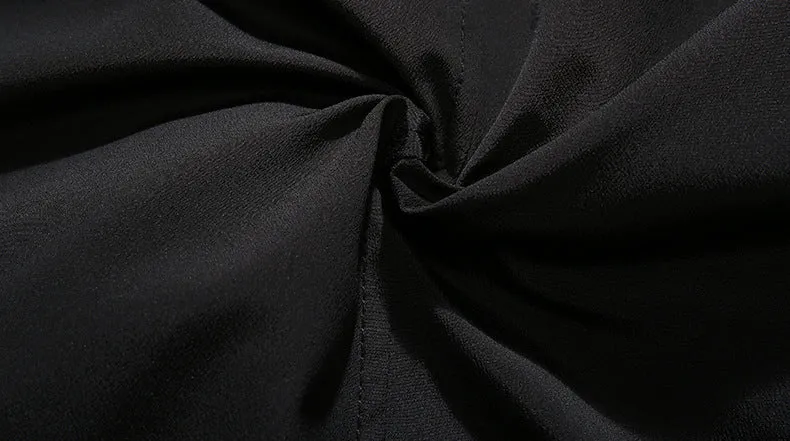 West Louis Fur Collar Hooded Black Color Long Parka