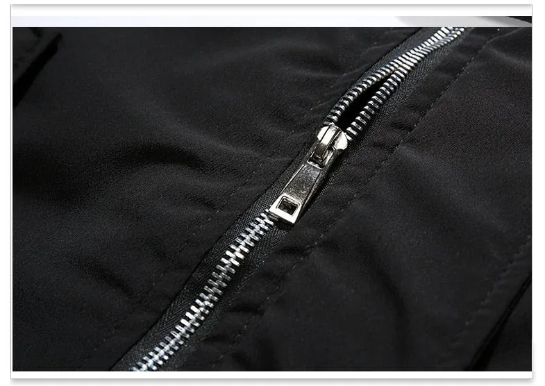 West Louis Fur Collar Hooded Black Color Long Parka