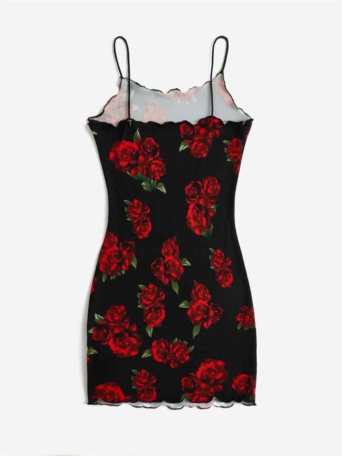 Women's Floral Mini Dress Y2k Sleeveless Spaghetti Strap Summer Vacation Bodycon Dresses Swing Dress Clubwear
