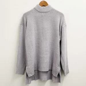 Yessica C&A Jumper XL Lilac High Neck Knit Sweater