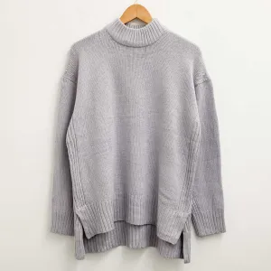 Yessica C&A Jumper XXL Lilac High Neck Knit Sweater